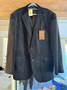 Brand New M & S Men’s Blazer Black Suedette Jacket - Picture 1 of 7