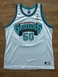 Vintage Bryant Reeves Vancouver Grizzlies Champion Trikot weiß NBA Herren 48 XL - Bild 1 von 6