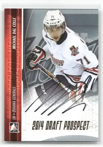 2013 In The Game Draft Prospects Michael Dal Colle #A-MD2 Gold Auto - Picture 1 of 2