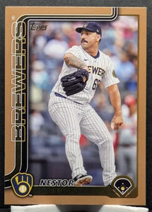 2025 Topps Serie 2 #604 Nestor Cortes ORO #0786/2025 NM - Foto 1 di 2