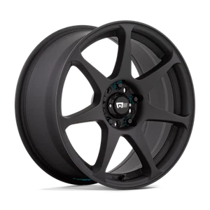 17x8 Motegi MR154 Battle Matte Black Wheel 5x112 (30mm) - Picture 1 of 5