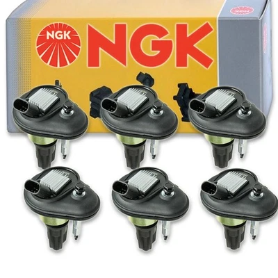 Bobina de encendido NGK de 6 piezas para GMC Envoy XL 2002-2005 4,2 L L L6 - afinación de bujía por ejemplo Foto 1 de 4