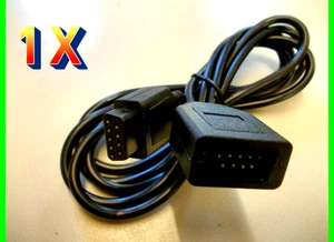 JOYSTICK 6FT EXTENSION LEAD FOR ATARI 2600 C64 SEGA BRAND NEW - Picture 1 of 4