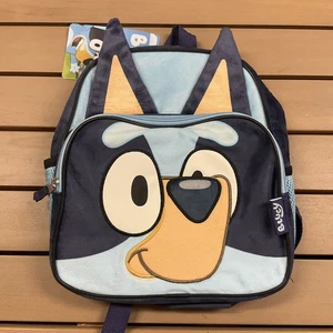 12 Zoll BLUEY Rucksack mit 3D Plüschohren & Applikationen Jungen Mädchen verstellbare Träger - Bild 1 von 4