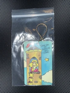 Vintage Someday My Porsche Will… Schlüsselanhänger 1986 Paula's Key Ring Sammlerstück - Bild 1 von 2