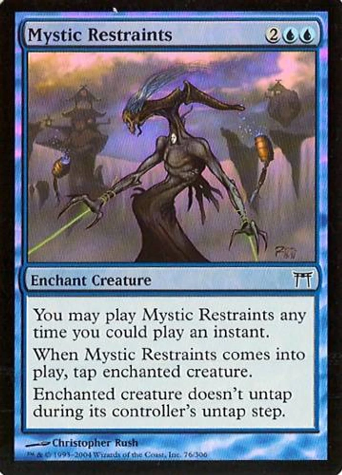 MTG - COK - Mystic Restraints - 2X - Foil - NM - Image 1 of 1