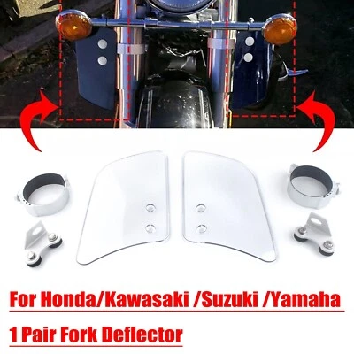 For Kawasaki Vulcan VN1500 VN2000 VN800 Wind Fork Air Wind Shield Deflector Kit - Image 1 of 4