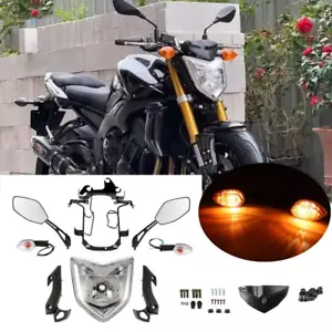 Juego de faros Fazer para Yamaha FZ1N 2006-2015 cabeza señales de giro luz ajuste exacto - Imagen 1 de 12
