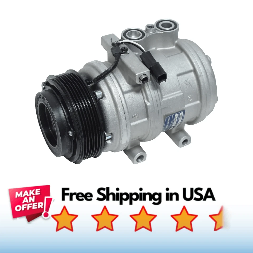 Compressor A/C Fit Ford E-350 Super Duty 2002-2007, Lincoln Aviator 2003-2005 - Imagem 1 de 1