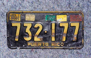 1961 1962 1963 1964 1965 1966 matrícula Puerto Rico - Imagen 1 de 3