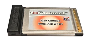 i.Connect 32 bit CardBus Serial 2 port Serial ATA - Open Box - Picture 1 of 4