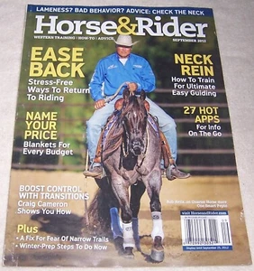 Horse & Rider Magazine September 2012 ease back neck rein - Bild 1 von 1