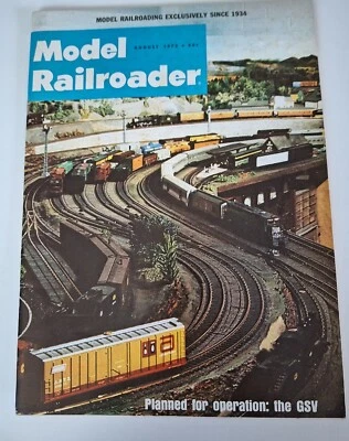 Model Railroader Magazine August 1972  - Image 1 of 2