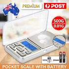 Pocket Digital Mini Scales 0.01 500g Precision Weight Balance Gram Jewellery Au