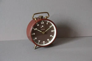 mechanischer Wecker Kienzle Rotbraun 032313 - Picture 1 of 6