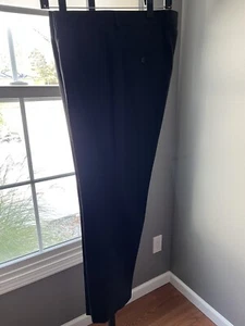 Apt 9 Men dressy slacks 32/30 Black Straight Pre-Owned - Picture 1 of 1