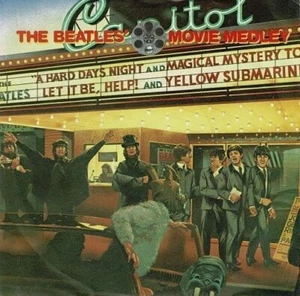 THE BEATLES The Beatles' Movie Medley Vinyl Record Single 7 Inch Parlophone 1982 - Picture 1 of 6