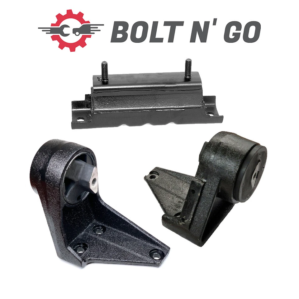 3PCS Engine Motor & Trans Mount Fits Dodge Ram 2500 3500  1994-1999 5.9L Diesel - Image 1 of 4