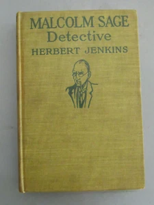 MALCOLM SAGE DETECTIVE by HERBERT JENKINS 1921  DORAN  POSSIBLE 1ST EDITION - Picture 1 of 5