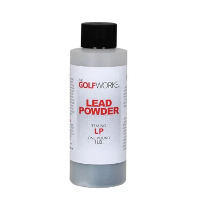 The GolfWorks Powdered Lead 1 lb – Club Head Weighting & Swingweight Adjustment