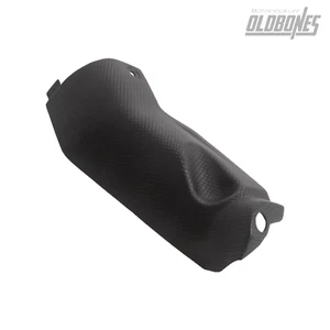 For Ducati DesertX 22+ 100% Carbon Fiber Exaust Pipe Cover Heat Shield Matte - Picture 1 of 15