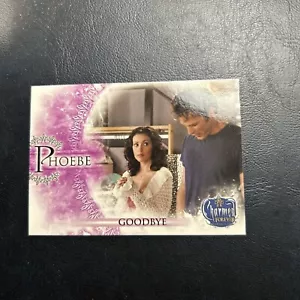 55a Charmed Forever 2007 InkWorks #13 Phoebe Alyssa Milano Dex Goodbye - Picture 1 of 2