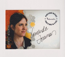 AMANDA FOREMAN AUTOGRAPH 2004 ALIAS TRADING SIGNED CARD "CARRIE BOWMAN" AUTO