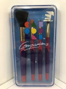 Vintage Caboodles Companions Makeup Brush Set w/ Case NEW FACTORY SEALED Rare!! - Picture 1 of 15