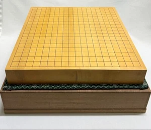 Go-Board Goban IGO Game Honkaya Go Board Tabletop Vintage Kiri Box Tatami Mat - Picture 1 of 19