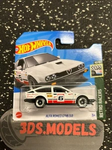 ALFA ROMEO GTV6 3.0 WHITE Hot Wheels 1:64 **COMBINE POSTAGE** - Picture 1 of 1