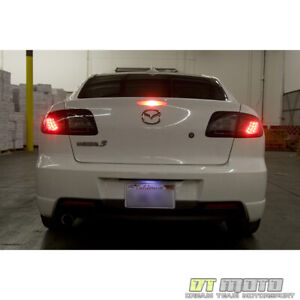 Smoked 03-08 Mazda 3 Mazda3 Led Perform taillights Lamps Left+Right