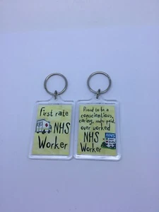 Erstklassiger NHS Arbeiter Schlüsselanhänger - Weihnachtsgeschenk Geschenkidee - Bild 1 von 3