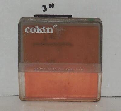 Vintage cokin Cromofilter SA COEF. X 1.2 ORANGE (85) A 29 Filter Made in France - Image 1 of 2