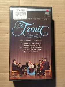 SCHUBERT - DIE FORELLE / THE TROUT - BARENBOIM - VHS - PAL - ca. 56 min. (128) - Picture 1 of 3