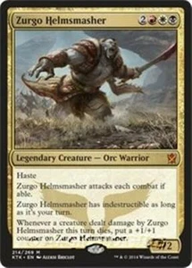 MTG - ZURGO HELMSMASHER - Khans of Tarkir (M) - Picture 1 of 1
