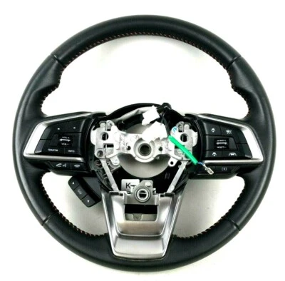 2019 Subaru Forester Multifunction Steering Wheel Lane Assit Phone RED STICH - Image 1 of 4