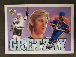 Upper Deck 1992-93 Wayne Gretzky 5x7 Sports Card Box Panel - Bild 1 von 1