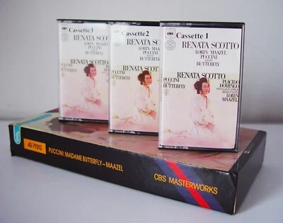 RARE & Collectible Madame Butterfly - Renata Scotto Cassette Boxset / Puccini - Image 1 of 4
