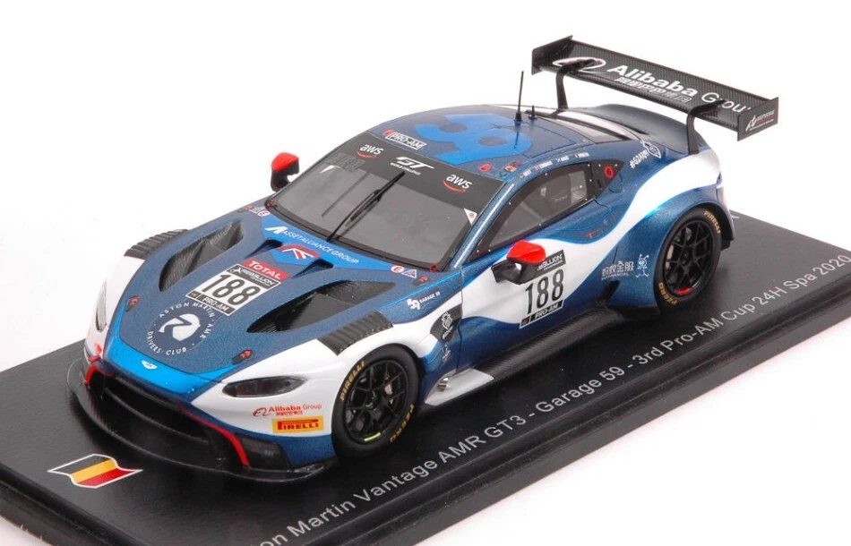 Modellino auto scala 1/43 Spark Model ASTON MARTIN VANTAGE GT3 racing modellismo - Immagine 1 di 1