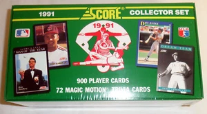 NEW 1991 SCORE BASEBALL COLLECTORS SET 900 PLAYER CARDS 72 MAGIC MOTION SEALED - Picture 1 of 1