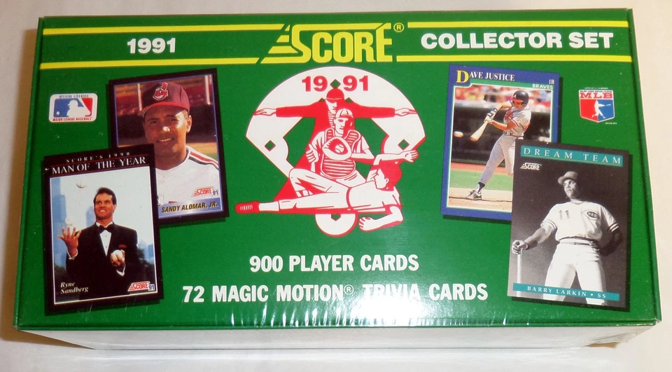 NEW 1991 SCORE BASEBALL COLLECTORS SET 900 PLAYER CARDS 72 MAGIC MOTION SEALED - Image 1 of 1
