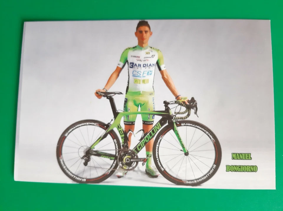 CYCLISME carte cycliste MANUEL BONGIORNO équipe BARDIANI CSF 2015 - Photo 1/1