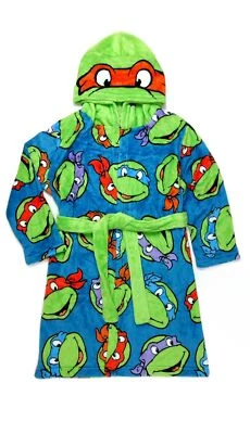 Teenage Mutant Ninja Turtles Hooded Character Soft Fleece Bathrobe, Robe - Image 1 of 4