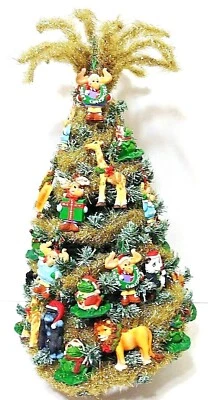 At The Zoo Themed Fully Decorated 22" TallChristmas Tree Christmas Hand Crafted - Image 1 of 4