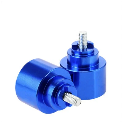 Motorcycle Blue Hand Grip Handle Bar End Cap Slider Cover For Honda CBR 1000RR - Image 1 of 4