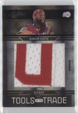 2009 Absolute Memorabilia Jumbo Black Spectrum Prime Materials /25 Baron Davis