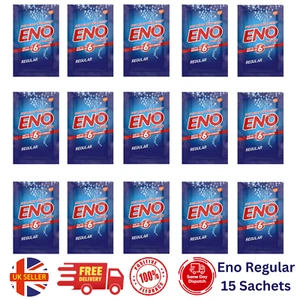 ENO Fruit Salt 15 Sachets Regular Fast Relief From Acidity Flatulence Nausea - Picture 1 of 1