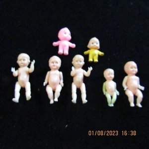 5 muñecas vintage en miniatura + 2 muñecas Kewpie - Imagen 1 de 6