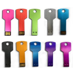 Key Shape USB 2.0 Flash Drive U Disk Memory Stick 4GB 8GB 16GB 32GB 64GB Drives - Picture 1 of 9