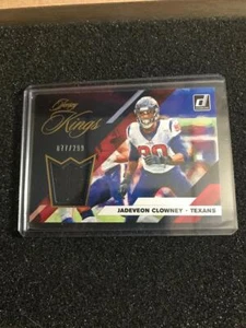 2019 Donruss Jersey Kings Jadeveon Clowney Jersey Relic # 077/299! Texans!  - Picture 1 of 2